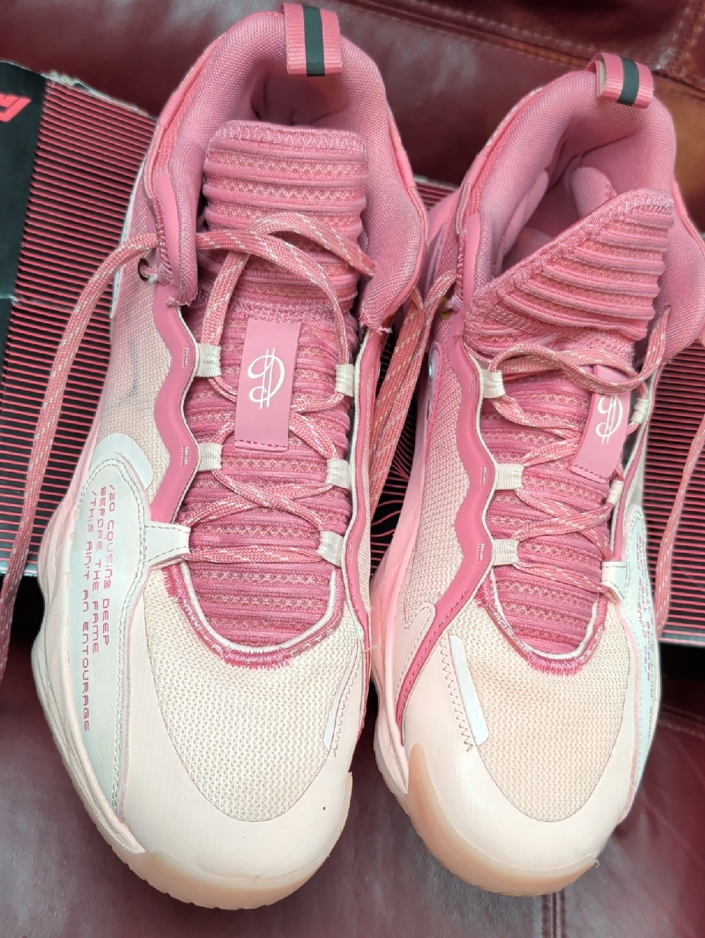 Adidas Dame 7 EXTPLY DOLLA Pink White Sz 11.5